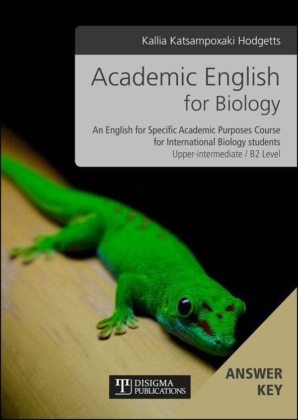 Academic English for Biology ANSWER KEY
